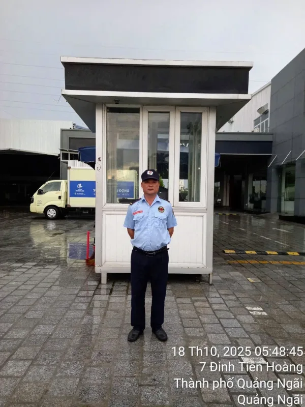 Thành Long triển khai lực lượng chuyên nghiệp bảo vệ Showroom THACO Quảng Ngãi